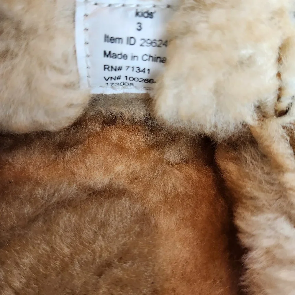 LL Bean Kids Moccasins Size 3